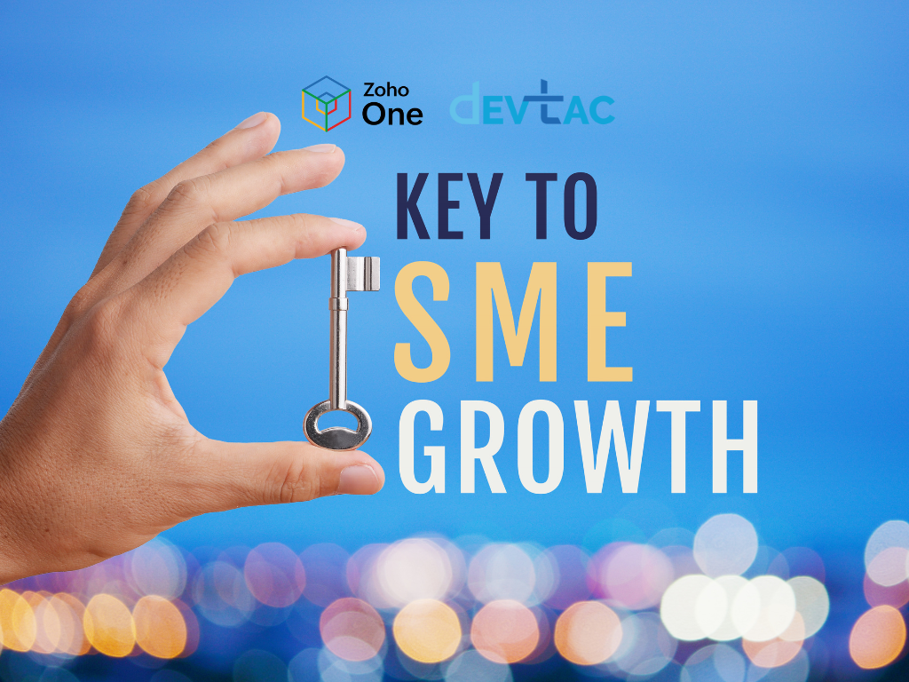 Transforming Sme Operations Unleashing The Power Of Zoho OneZoho One's integrated suite of apps, showcasing tools like Zoho CRM, Zoho Books, and Zoho Analytics working together to streamline operations for small and medium-sized enterprises.