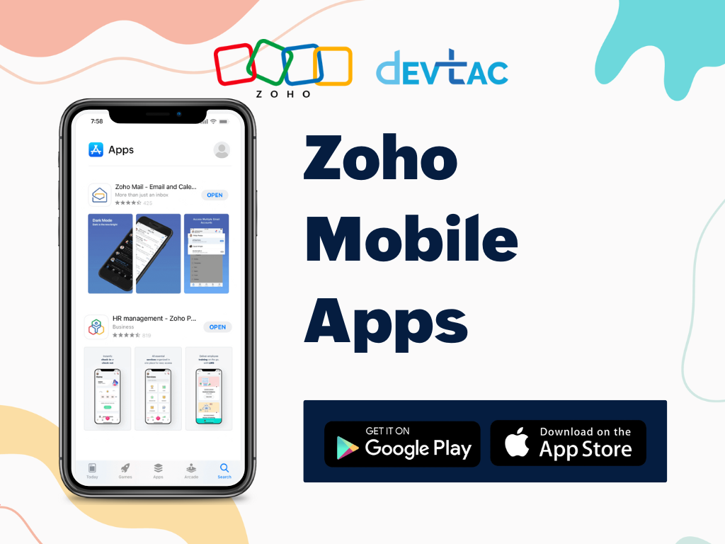 Zoho's Mobile Apps