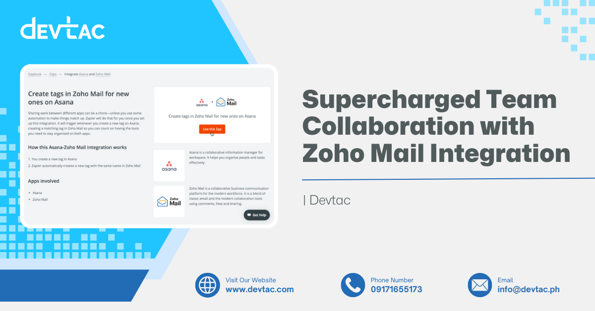 Supercharged Team Collaboration With Zoho Mail Integration